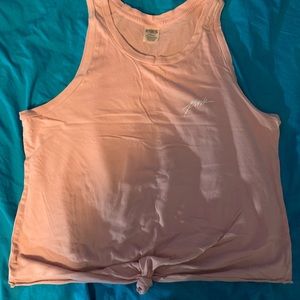 Pink Victoria Secret Tied Tank Top